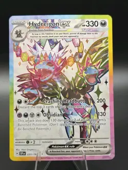 Hydreigon ex 223/191 Sv08: Surging Sparks Holo Pokemon - LP - Image 1