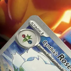 Pokemon TCG Cynthia's Roserade 184/182 Pack To Sleeve Nm Destined Rivals - Image 2