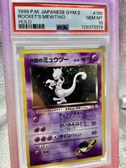 1999 POKEMON JPN GYM 2 #150 ROCKET'S MEWTWO-HOLO PSA 10 💎🔥* NEW CERT * 🔥💎 - Image 2