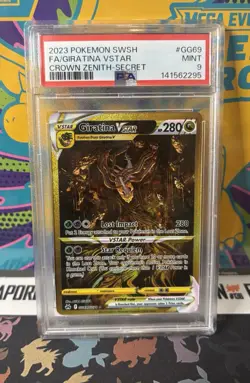 PSA 9 Giratina VSTAR Crown Zenith 2023 Secret Rare Full Art GG69/GG70 Pokemon - Image 1