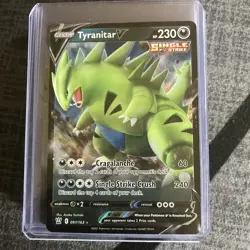 Tyranitar V 097/163 - SWSH: Battle Styles Ultra Rare - Pokemon TCG (NM) - Image 1