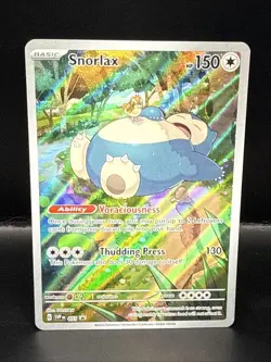 Pokemon Card Snorlax SVP EN 051 Scarlet & Violet 151 Promo Holo SVP051 E - Image 2