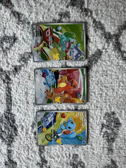 Pokemon First Partners Promo Set #37-39 Generation 1 PTCG - Image 1