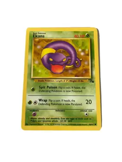 Pokemon TCG Ekans Fossil 46 Regular Base Set - Image 1