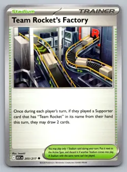 Pokemon TCG ME: Ascended Heroes Team Rocket's Factory 203/217 - Image 1
