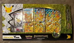 Pokemon TCG Celebrations Special Collection - Pikachu V-UNION 25th Anniversary⚡ 820650809156 - Image 1