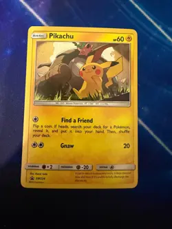 Pokemon Tcg: PIKACHU PROMO SM234 NM-LP - Image 1