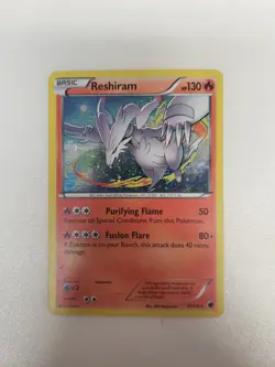 Reshiram 17/116 Plasma Freeze Reverse Holo (Pokemon TGC) LP - Image 1