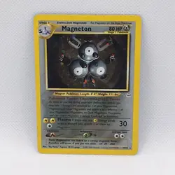 Pokemon TCG Neo Revelation Magneton Holo Rare 10/64 - Image 1