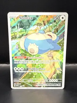 Pokemon Card Snorlax SVP EN 051 Scarlet & Violet 151 Promo Holo SVP051 D - Image 2