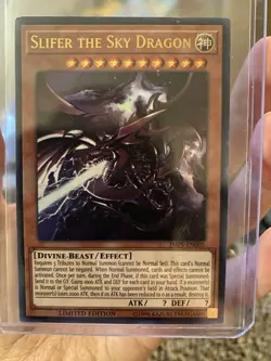 Slifer the Sky Dragon Limited Edition 1996 Yu-Gi-Oh JMPS-EN005 - Image 1