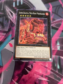 YUGIOH - SUPER QUANTAL MECH BEAST MAGNALIGER - COMMON - OP10 - NM - Image 1