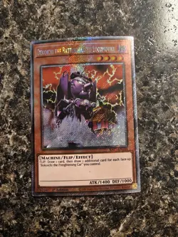 Yugioh Dekoichi the Battlechanted Locomotive - RA03 - Platinum Secret Rare - NM - Image 1