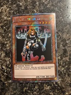 Yugioh D.D. Warrior Lady - RA03-EN129 - Platinum Secret Rare - NM - Image 1