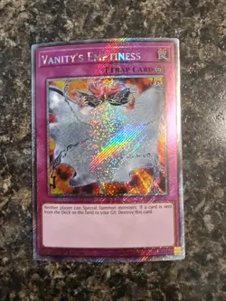 Yugioh Vanity's Emptiness - RA03-EN246 - Platinum Secret Rare - NM - Image 1