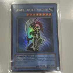 Konami Black Luster Soldier SYE-024 Ultra Rare Holo Unlimited Yu-Gi-Oh! TCG - Image 1