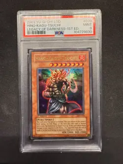 YU-GI-OH! Hino-Kagu-Tsuchi Ultra Rare LOD-070 1st - PSA 9 - Image 1