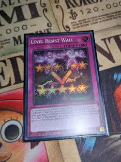🔥 SUPER RARE Yugioh Level Resist Wall EGO1-EN005 - Image 1