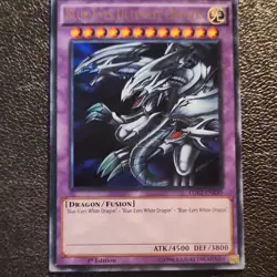 Konami Blue-Eyes Ultimate Dragon Fusion Ultra Rare Holo Legendary Decks II LDK2… - Image 1