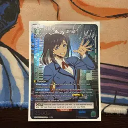 Union Arena Solo Leveling Sung Jinah SR* Alt Art #044 UE17BT Bandai Foil - Image 1