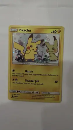 2 Swirls 💫 Pokemon 2019 Pikachu SM162 Sun & Moon Black Star Promo Holo Card NM+ - Image 2