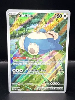 Pokemon Card Snorlax SVP EN 051 Scarlet & Violet 151 Promo Holo SVP051 C - Image 1