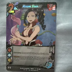 rising starlet 116/180 weapon mha01 my hero academia jasco games card stock - Image 1