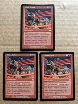 Magic: The Gathering Mana Echoes Enchantment Regular Red x3 Onslaught English - Image 1