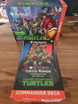 MTG Teenage Mutant Ninja Turtles Turtle Power Commander Deck & Bundle Lot Magic - Image 1