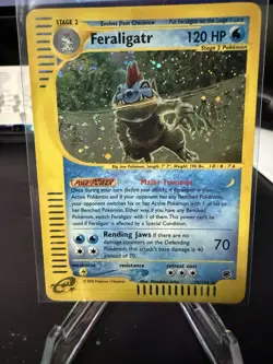 Pokemon TCG Feraligatr Expedition Holo 12/165 NEAR MINT - Image 1