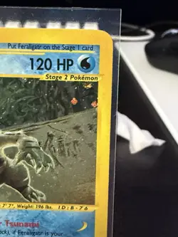 Pokemon TCG Feraligatr Expedition Holo 12/165 NEAR MINT - Image 5