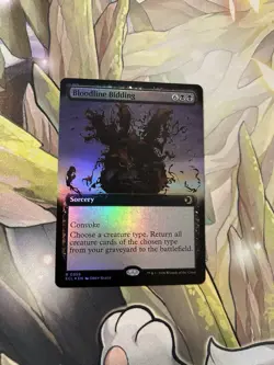 Bloodline Bidding (Extended Art) Lorwyn Eclipsed Foil 359 NM - Image 1