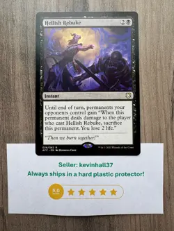 Hellish Rebuke 1x MTG Commander Adventures in the Forgotten Realms M/NM, English - Image 1