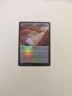Clue (0018) A 0045 Double-Sided Token *FOIL* Murders at Karlov Manor NM MTG - Image 1