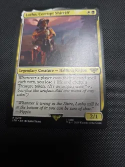 Magic The Gathering MTG Lotho, Corrupt Shirriff - NM lord of the rings - Image 1