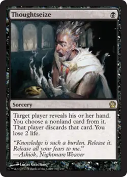 [1x] Thoughtseize Slight Play, English Theros MTG Magic - Image 1