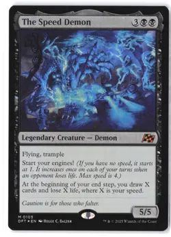 MTG The Speed Demon 105 DFT Foil NM - Image 1