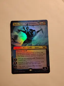 Kaito, Bane of Nightmares (Borderless) Duskmourn: House of Horror Foil - Image 1