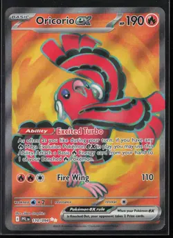 Oricorio ex 110/094 Ultra Rare ME02: Phantasmal Flames Pokemon TCG NM - Image 1