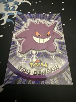 Topps Gengar #94 Pokemon Card Blue Logo Non-Holo 1999 Series 1 TV In Top Loader - Image 1