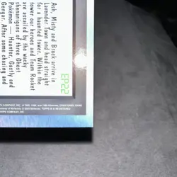 2000 Topps Pokemon TV Gengar EP22 The Tower of Terror Holo - BLUE LABEL - Image 5