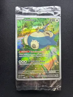 Pokemon: Snorlax Scarlet & Violet Promo 051 (151 ETB) SEALED - Image 1