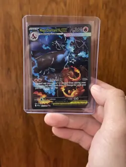 Mega Charizard X ex 125/094 Me02 Phantasmal Flames SIR Holo Pokemon TCG 2025 - Image 1