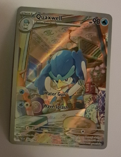 Quaxwell 207/193 Illustration Rare NM/M Pokemon Scarlet Violet Paldea Evolved - Image 1