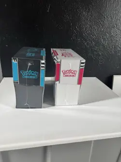Pokemon Scarlet & Violet: White Flare and Black Bolt ETBs SEALED in hand - Image 2