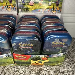 Pokemon Tcg Ascended Heroes Mini Tins Display Box Of 10 X2 Tins All New - Image 3