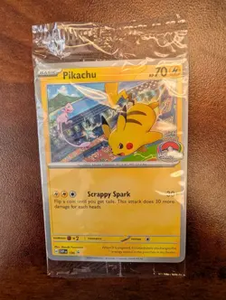 Pokemon Pikachu 190 Scarlet & Violet Promo World Championships 2024 - Image 1