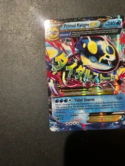 Pokemon Primal Kyogre EX Ultra Rare Full Art Holo 55/160 Primal Clash 240 HP - Image 2