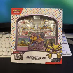 Pokemon TCG 151 Alakazam ex Collection Box Sealed Scarlet And Violet - Image 1