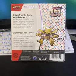Pokemon TCG 151 Alakazam ex Collection Box Sealed Scarlet And Violet - Image 2